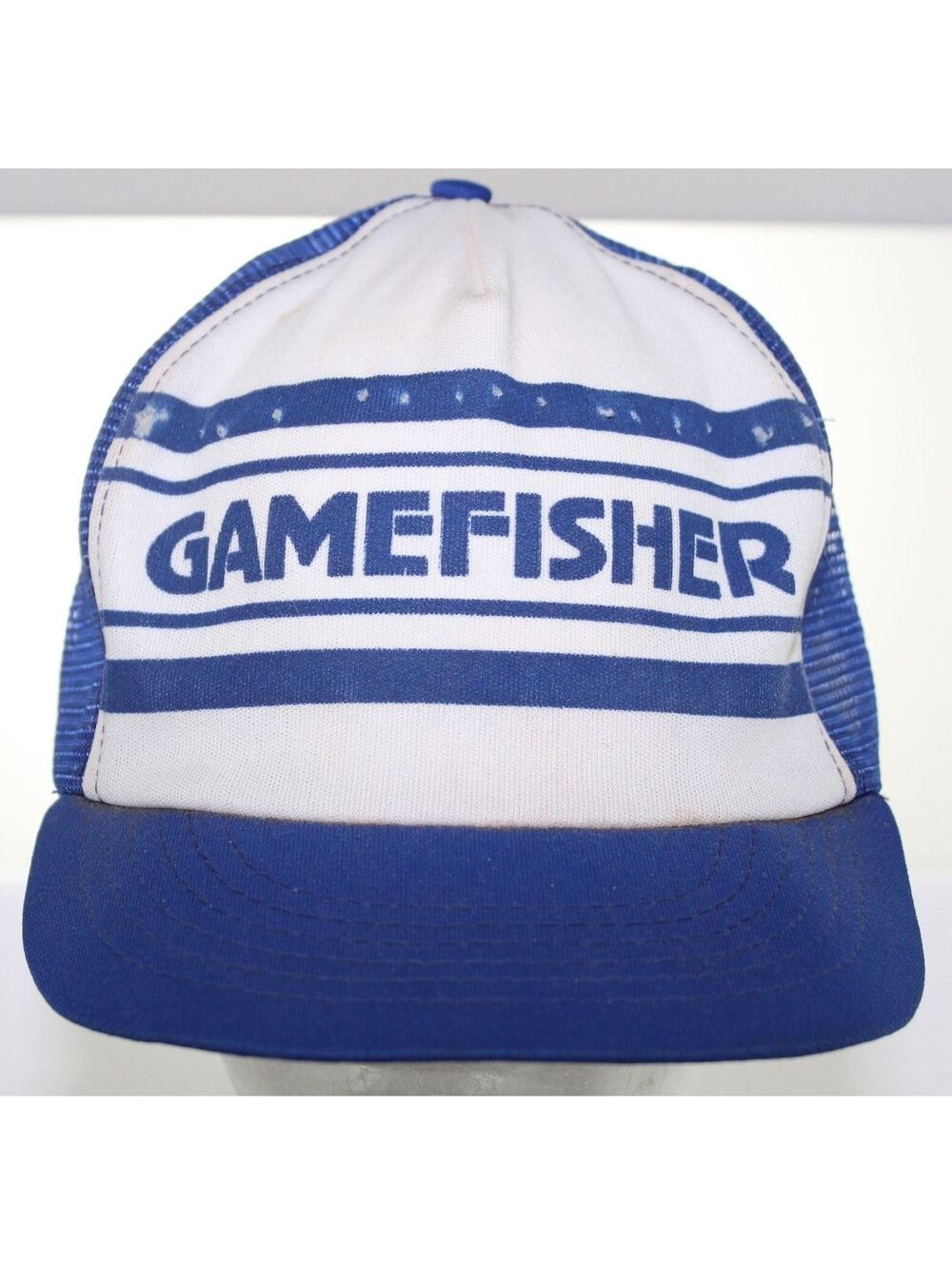 Vintage 1980s Gamefisher Boats Trucker Hat UHCMW Union Made SEMCO Fishing Cap